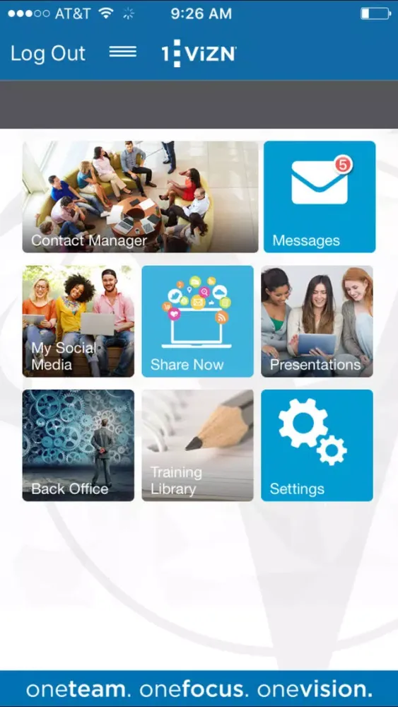 1VIZN Business App 스크린샷
