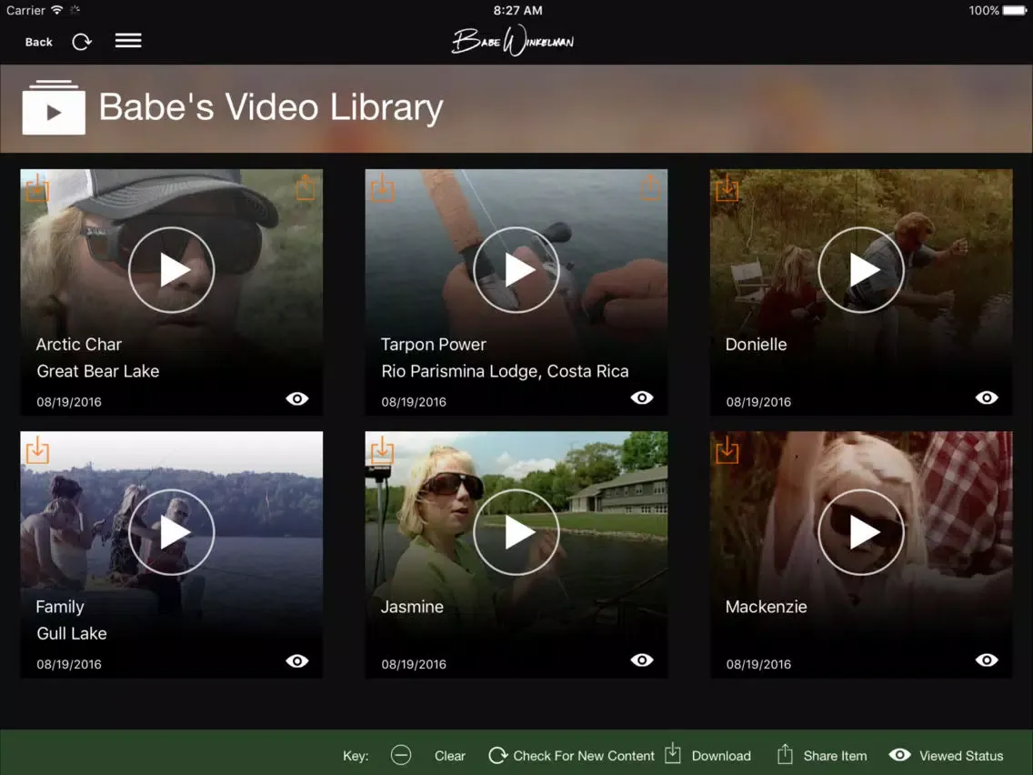 Babe Winkelman iPad 應用截圖