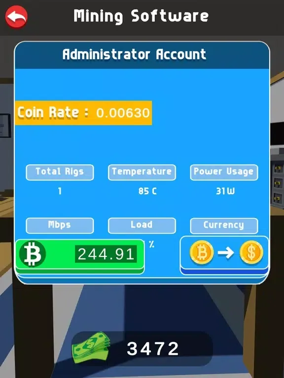 Hyper Crypto Miner Tycoon iPad স্ক্রিনশট