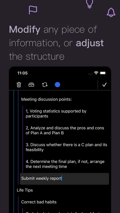 Deer - Todo & MindMap & Note سکرین شاٹس