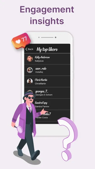 Zrzuty ekranu Who interacts with my profile.