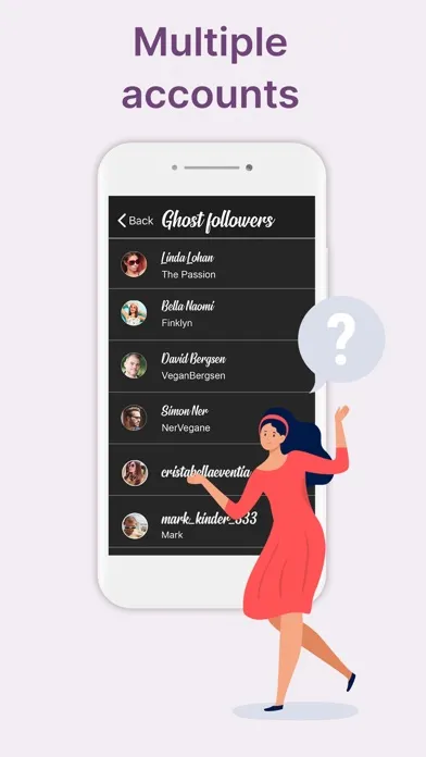 Zrzuty ekranu Who interacts with my profile.