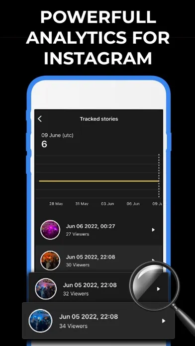 Reports +IG followers tracker.应用截图