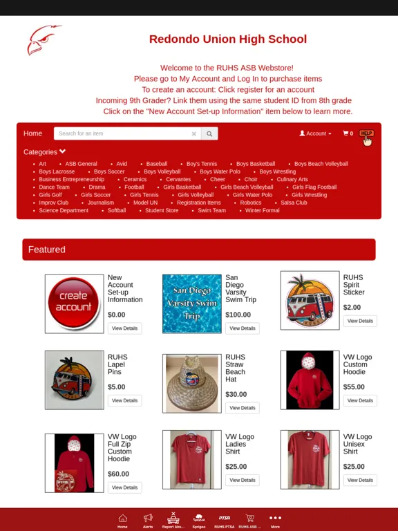 Redondo Union HS & PTSA iPad 應用截圖