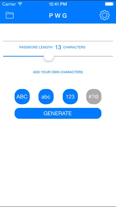 Capturas de pantalla de Random PW Generator