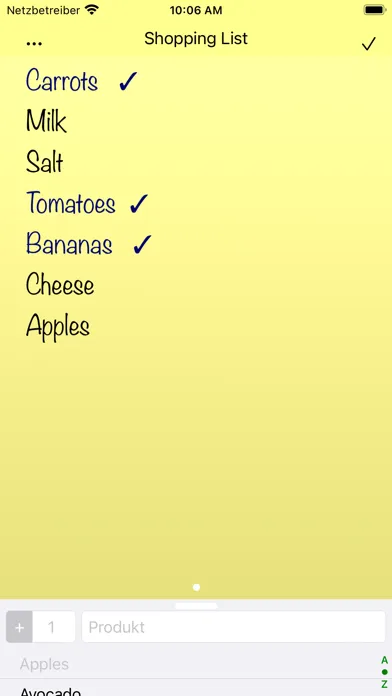 ภาพหน้าจอของ ShopList simple
