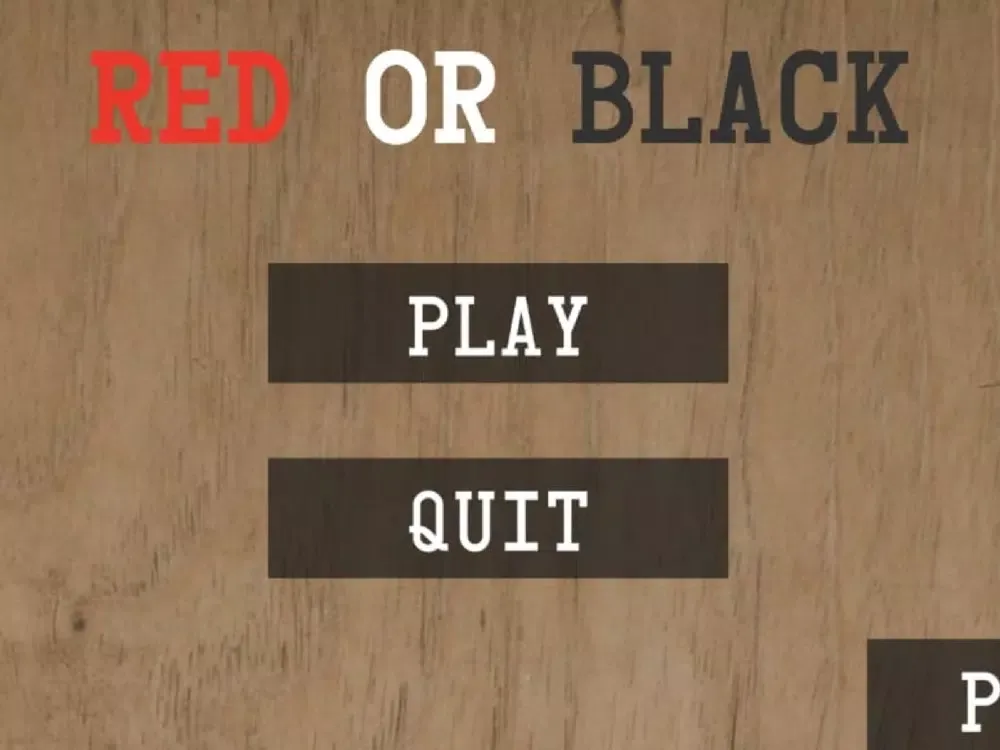 Screenshot di Red or Black iPad 