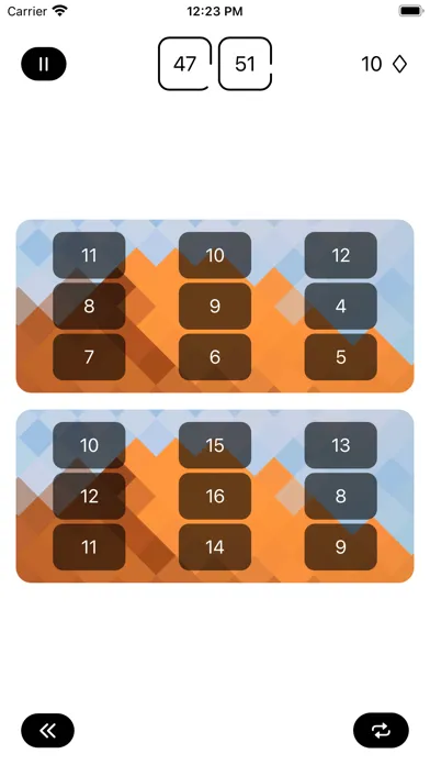 Tangkapan layar 54 Seconds - Time Number Game