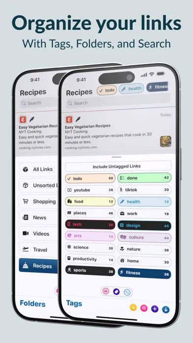 Captures d'écran de Plinky: Easily Save Links