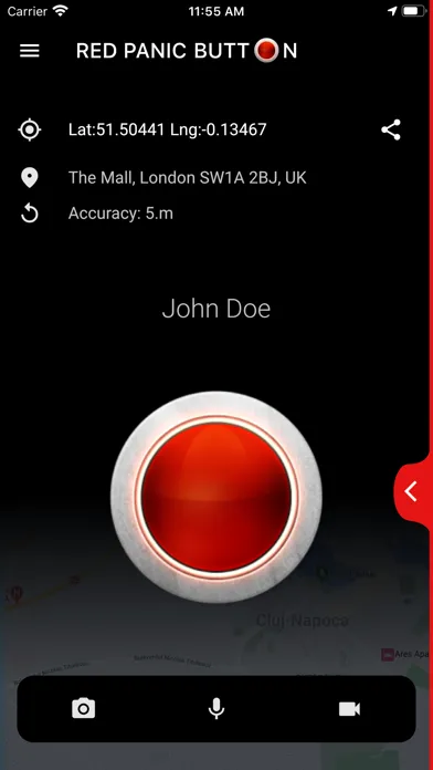 Screenshot di Red Panic Button