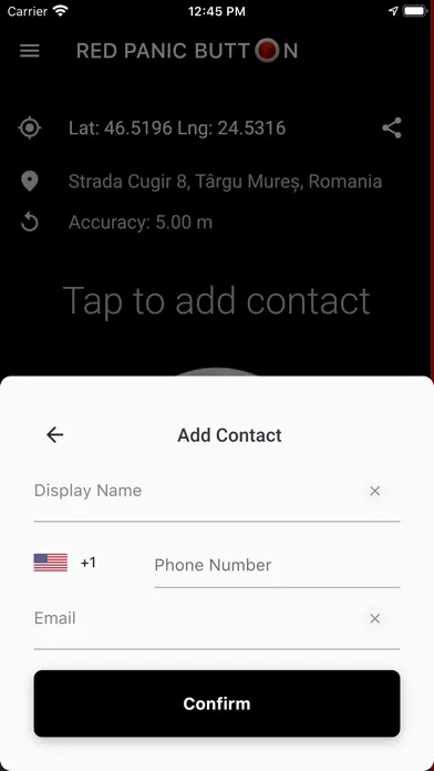 Screenshot di Red Panic Button