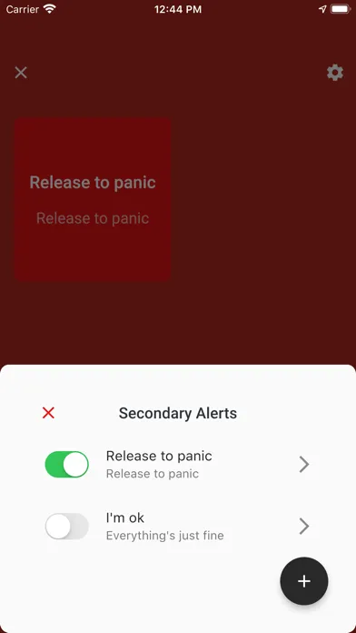 Screenshot di Red Panic Button