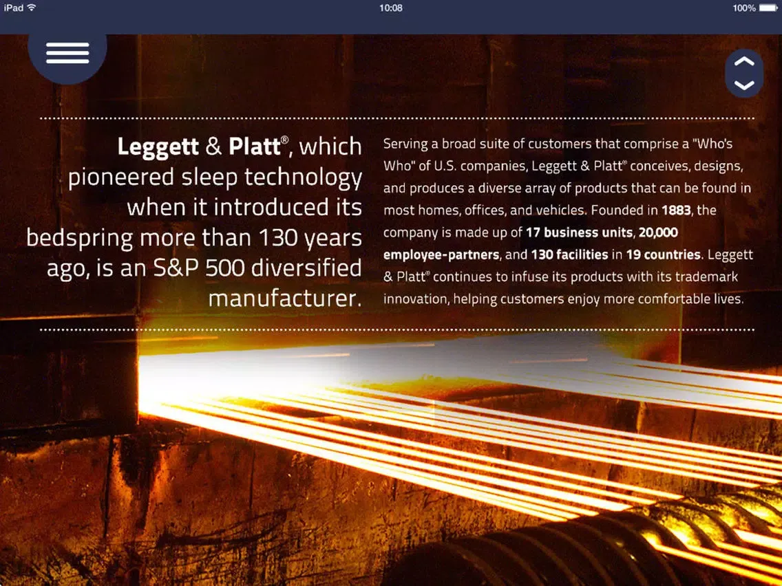 Скриншоты Leggett and Platt Automotive HD iPad 