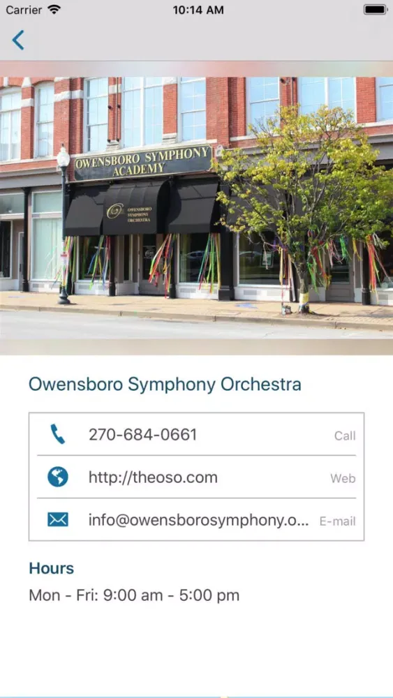 Tangkapan skrin Owensboro Symphony Orchestra