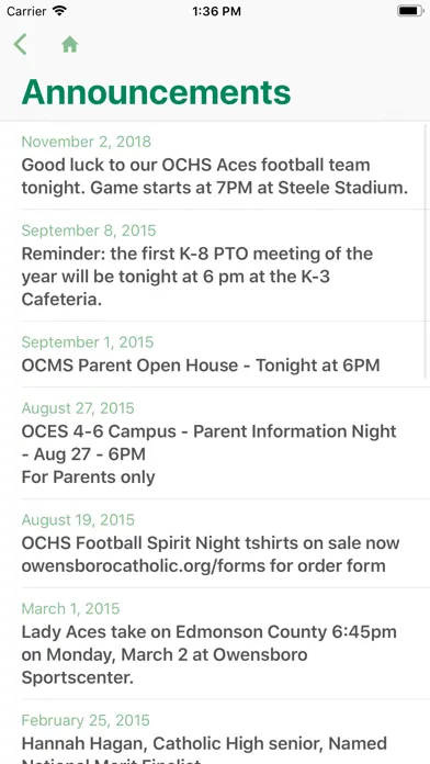 Owensboro Catholic Schools 스크린샷