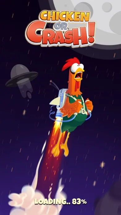 Tangkapan skrin Chicken or Crash! Win Bitcoin.