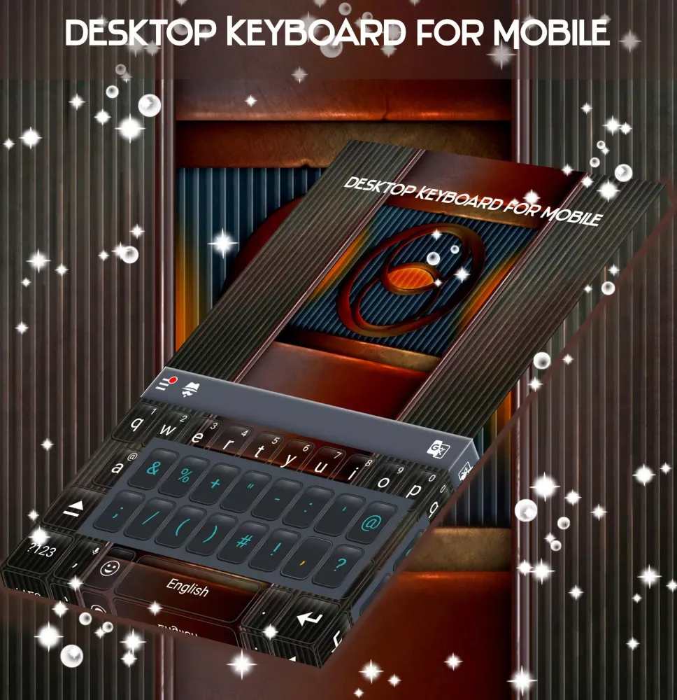 Captures d'écran de Desktop Keyboard for Mobile