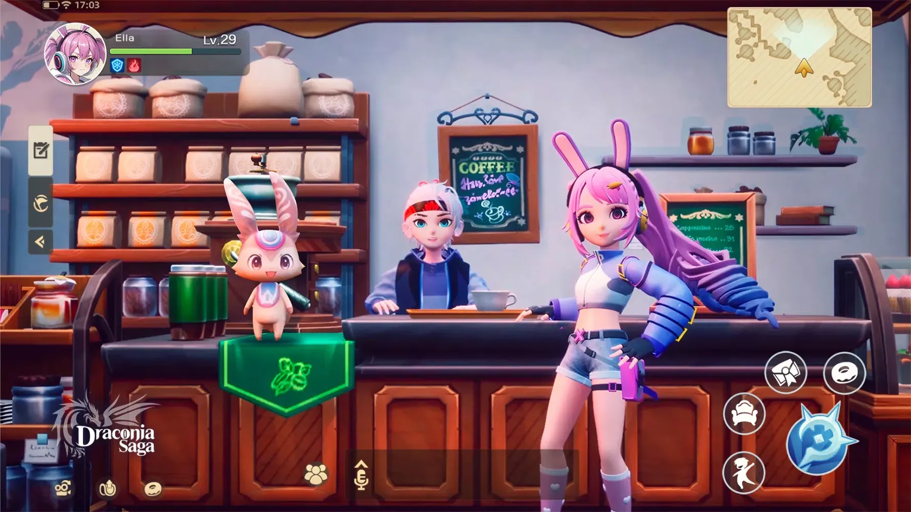 Capturas de pantalla de Draconia Saga VN