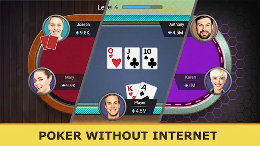 Tangkapan skrin Poker Offline: Texas Holdem