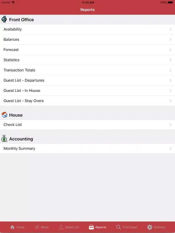 Capturas de pantalla de RediStayMobile iPad 