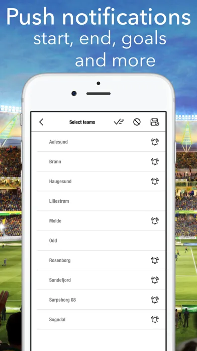 Capturas de tela do Football - Eliteserien Norway