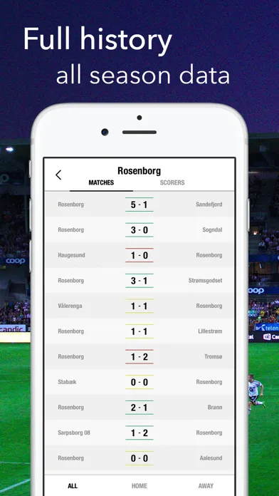 Capturas de tela do Football - Eliteserien Norway