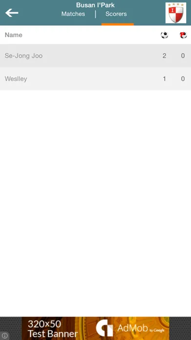 Screenshot di K-League football - live, fixtures, results, standings, statistics and history right now