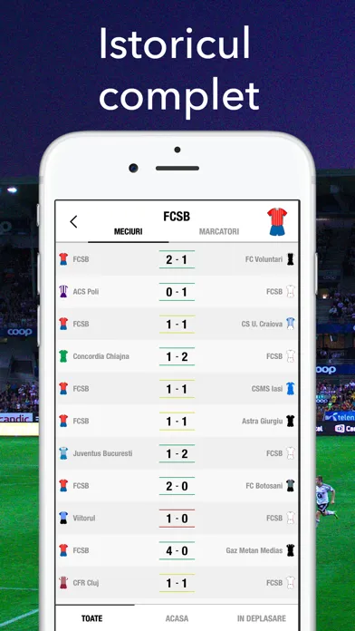 Ảnh chụp màn hình của Fotbal Romania Live - Liga 1