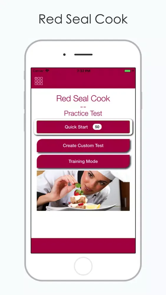 Zrzuty ekranu Red Seal Cook Test.