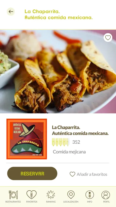 Ảnh chụp màn hình của Red Sevilla Sin Gluten