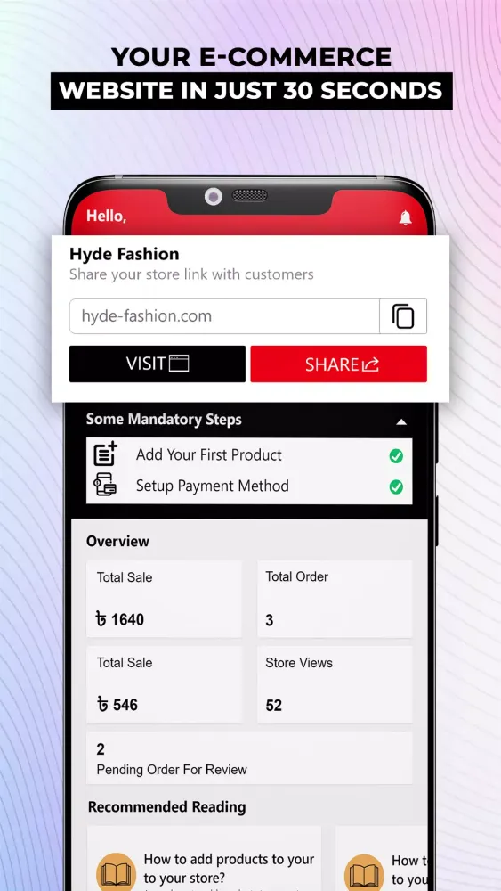 RedShop - Create, Manage, Grow Screenshots