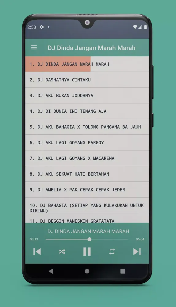 DJ DINDA JANGAN MARAH Ekran Görüntüleri
