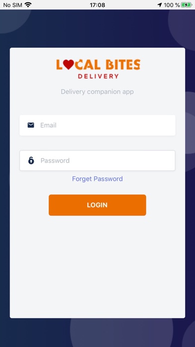 Local Bites Delivery Driver應用截圖