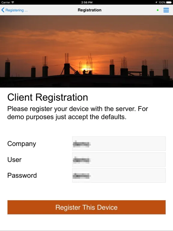 Screenshot di JDM Client iPad 
