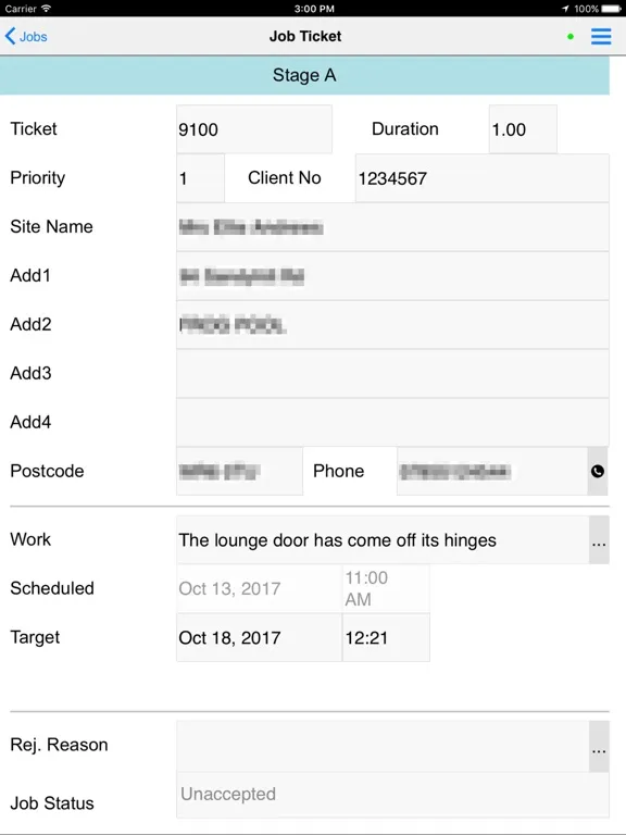 Screenshot di JDM Client iPad 