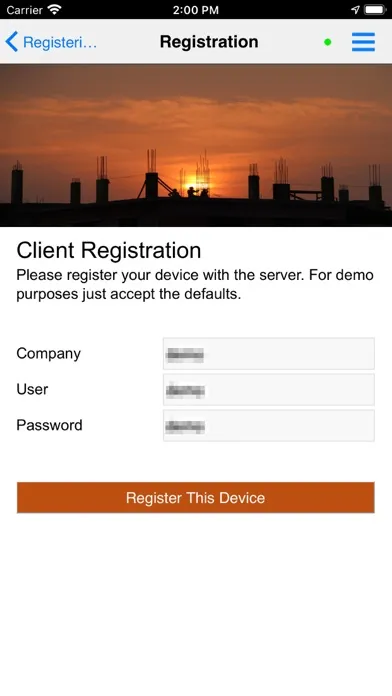 Screenshot di JDM Client