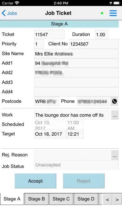 Screenshot di JDM Client