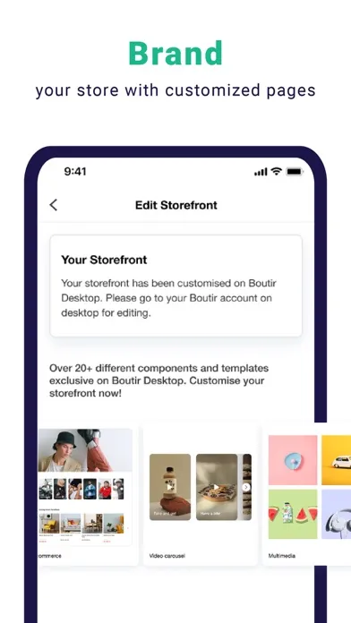 Boutir - Online store builder Ekran Görüntüleri