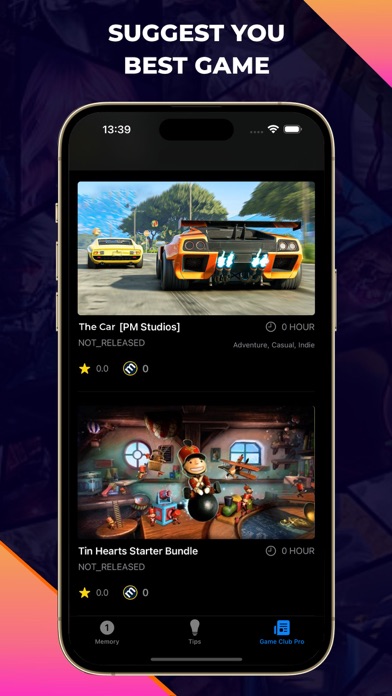 Ảnh chụp màn hình của Game Club Pro