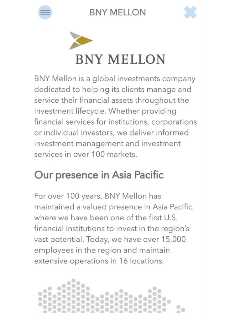 Скриншоты Liminal Encounters BNY Mellon iPad 