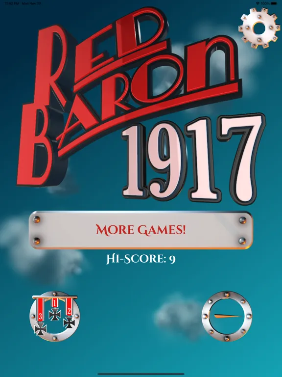 Tangkapan skrin Red Baron 1917 iPad 