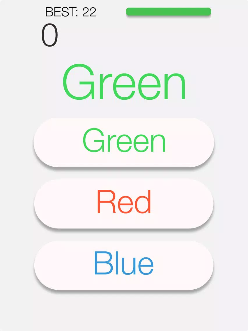 ภาพหน้าจอของ Stroop Attack iPad 