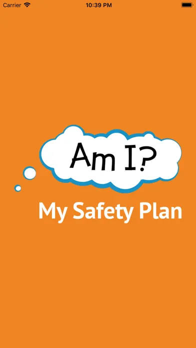 Tangkapan layar Am I? My Safety Plan