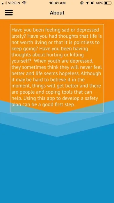 Tangkapan layar Am I? My Safety Plan