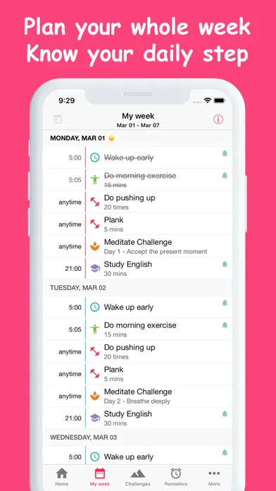 Week Plan - Organize your life Ekran Görüntüleri