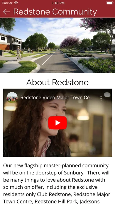 Tangkapan skrin Redstone Community