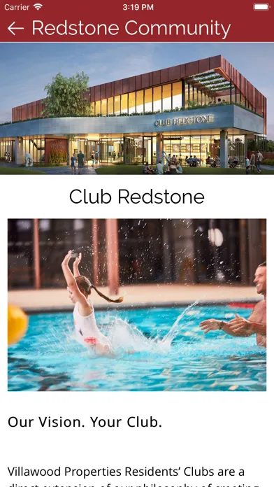 Tangkapan skrin Redstone Community