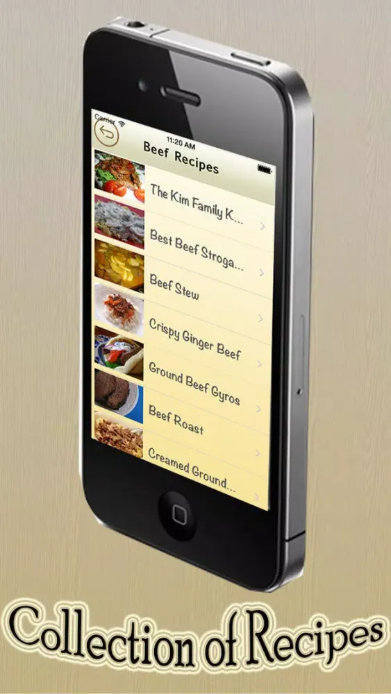 Captures d'écran de Beef Recipes Collection - Beef Food