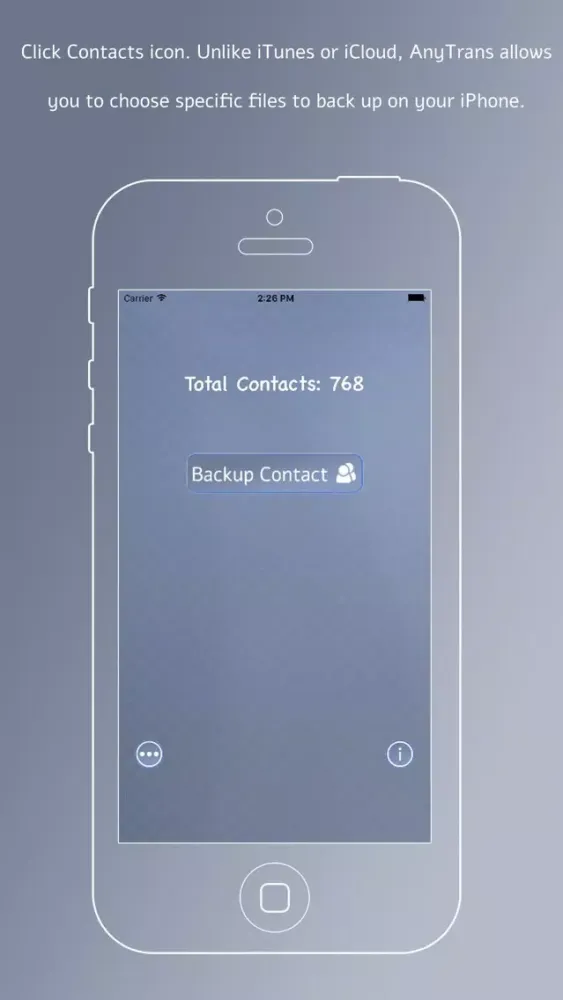 Contact Backup : Secure your contact List स्क्रीनशॉट