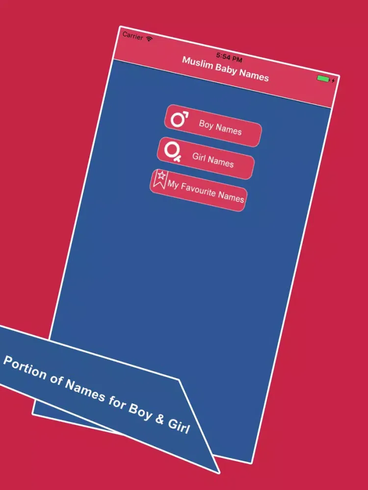 Ảnh chụp màn hình của Muslim Baby Names Collection And Meaning Pro iPad 